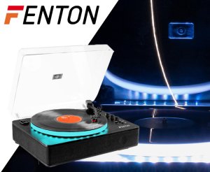 Gramofon Fenton Gramofon RP162LED wejście/wyjście BT czarny one size 4