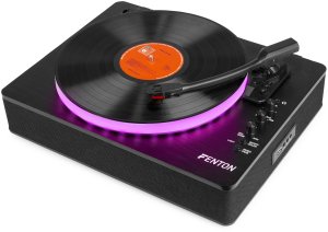 Gramofon Fenton Gramofon RP162LED wejście/wyjście BT czarny one size 10