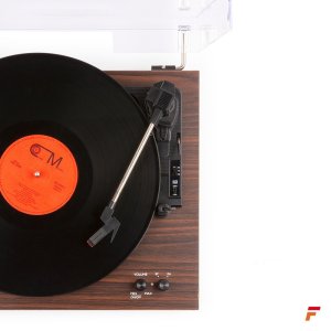 Gramofon Fenton Gramofon RP165D głośniki BT brązowy one size 14