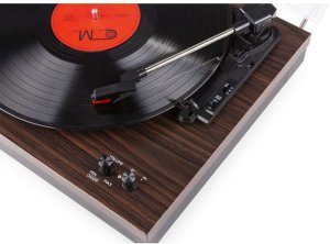 Gramofon Fenton Gramofon RP165D głośniki BT brązowy one size 5