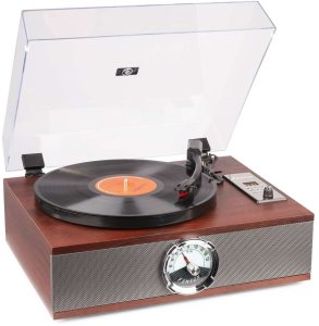 Gramofon Fenton Gramofon RP180 głośniki USB BT FM brązowy one size 3