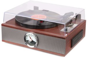 Gramofon Fenton Gramofon RP180 głośniki USB BT FM brązowy one size 6