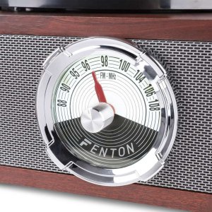 Gramofon Fenton Gramofon RP180 głośniki USB BT FM brązowy one size 8