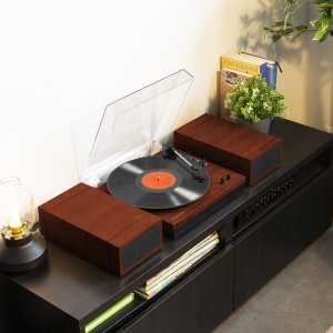Gramofon Fenton Gramofon RP165C głośniki BT brązowy one size 12