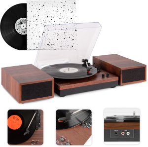 Gramofon Fenton Gramofon RP165C głośniki BT brązowy one size 2