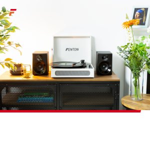 Gramofon Fenton Gramofon w walizce RP118F wejście/wyjście BT beżowy one size 22