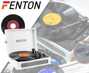 Gramofon Fenton Gramofon w walizce RP118F wejście/wyjście BT beżowy one size 24
