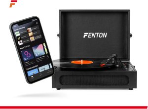 Gramofon Fenton Gramofon w walizce RP118B wejście/wyjście BT czarny one size 23