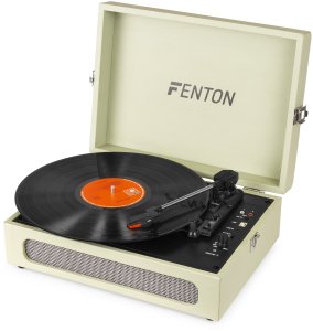 Gramofon Fenton Gramofon w walizce RP118C wejście/wyjście BT zielony one size 6