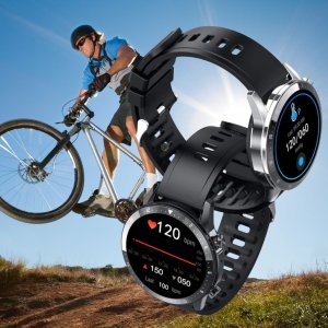 Smartwatch Gravity Zegarek męski SMARTWATCH GRAVITY GT10-7 SR/BK/BK LEATHER PROF 6