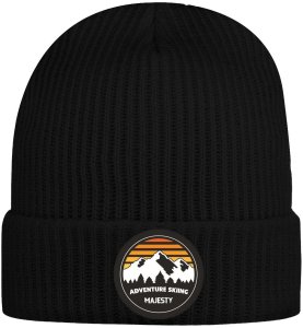 Czapka zimowa Majesty Classic Beanie Adventure - black 1