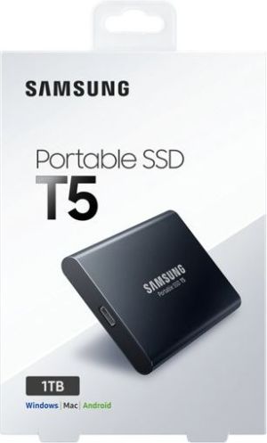 Dysk zewnętrzny SSD Samsung SSD T5 2 TB Czarny (MU-PA2T0B/EU) 7