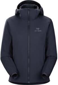 Kurtka ocieplana damska Arcteryx Atom Hoody - black sapphire 1