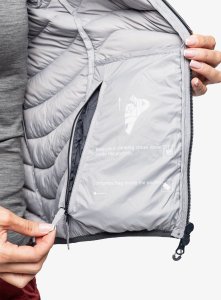 Kurtka puchowa damska Ocun Tsunami Eco - anthracite ebony/silver sconce 13