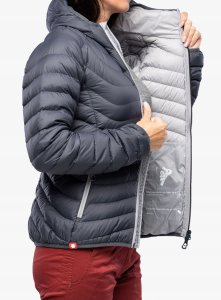 Kurtka puchowa damska Ocun Tsunami Eco - anthracite ebony/silver sconce 4