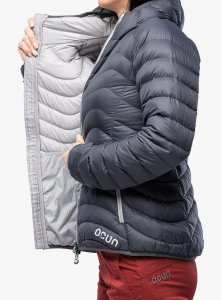 Kurtka puchowa damska Ocun Tsunami Eco - anthracite ebony/silver sconce 6