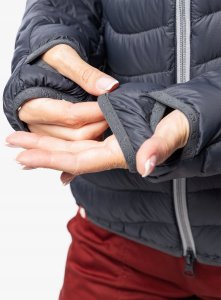 Kurtka puchowa damska Ocun Tsunami Eco - anthracite ebony/silver sconce 10