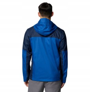 Kurtka przeciwdeszczowa Columbia Inner Limits III Jacket - mountain blue/collegiate navy 1