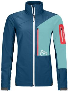 Kurtka skiturowa damska Ortovox Berrino Jacket - petrol blue 1