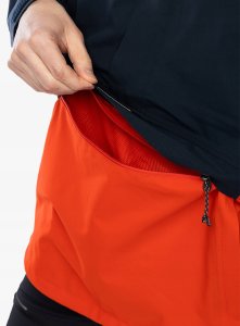 Kurtka przeciwdeszczowa Fjallraven Vardag Hydratic Anorak - dark navy/flame orange 11