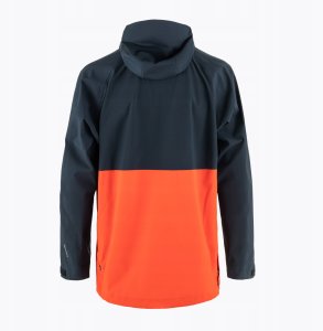 Kurtka przeciwdeszczowa Fjallraven Vardag Hydratic Anorak - dark navy/flame orange 2