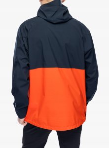 Kurtka przeciwdeszczowa Fjallraven Vardag Hydratic Anorak - dark navy/flame orange 6
