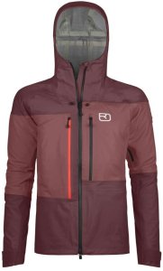 Kurtka skiturowa damska Ortovox 3L Guardian Shell Jacket - winetasting 2