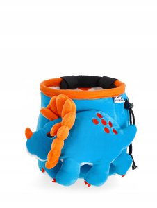 Woreczek na magnezję Y&Y Vertical Chalk Bag - triceratops 1