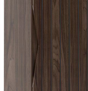 Wysoki słupek łazienkowy STELLA-03 ryflowany front DĄB ORZECH 9