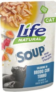 Life Cat NaturalZupa dla Kota Łosoś Tuńczyk 60g 1