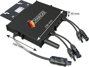 Schwaiger SOWR0806 adapter zasilający/ inwentor Wewnętrzna Czarny 3