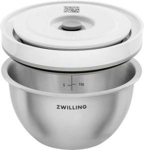 Zwilling Zestaw 3 stalowych misek próżniowych z pokrywką  Zwilling Fresh &Save Trilogy 3