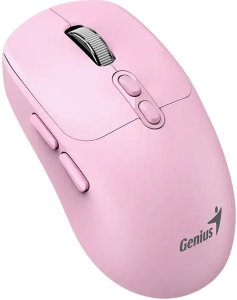 Mysz Genius GENIUS mysz NX-8080S BT/ podwójny Bluetooth + 2,4GHz/ 1600 dpi/ Copilot/ bezdrátowa/ tichá/ różowy 3