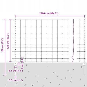 vidaXL Słupy ogrodzeniowe 22 szt. U-Channel 120 cm z ocynkowanej stali 11