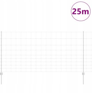 vidaXL Słupy ogrodzeniowe 22 szt. U-Channel 120 cm z ocynkowanej stali 3