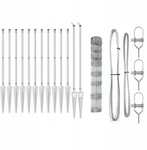 Ogrodzenie 1x25 m ocynkowana stal 4