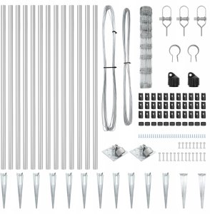 Ogrodzenie 1x25 m ocynkowana stal 5