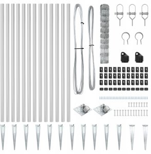 Ogrodzenie polowe 1x50 m Stal ocynkowana 5