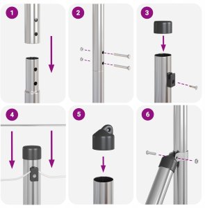 Ogrodzenie polowe 1.6x25 m stalowe ocynkowane 11