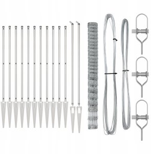 Ogrodzenie polowe 1.6x25 m stalowe ocynkowane 4