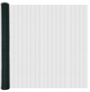 Płot hexagonalny Zielony 1,6x10 m Stal 5