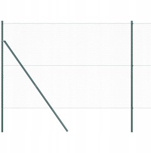 Płot hexagonalny Zielony 1,6x10 m Stal 6