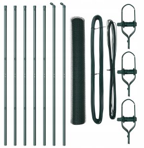 Ogrodzenie heksagonalne Zielone 1x10 m Stalowe 2