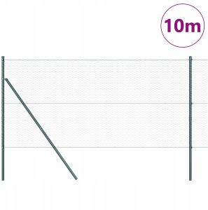 Ogrodzenie heksagonalne Zielone 1x10 m Stalowe 3