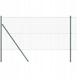 Ogrodzenie heksagonalne Zielone 1x10 m Stalowe 6