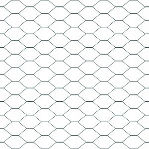 Ogrodzenie heksagonalne Zielone 1x10 m Stalowe 8