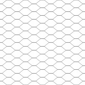 Ogrodzenie w kształcie sześciokąta Szare 1,5x10 m Stal 8