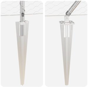 Ogrodzenie sześciokątne 1.6x10 m ze stali ocynkowanej 3