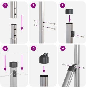Ogrodzenie heksagonalne 1,2x10 m ze stali galwanizowanej 12