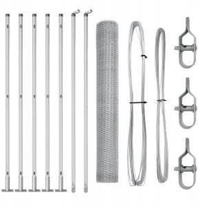 Ogrodzenie heksagonalne 1,2x10 m ze stali galwanizowanej 2